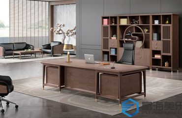 實木辦公桌為什么受到高層人士的喜愛?